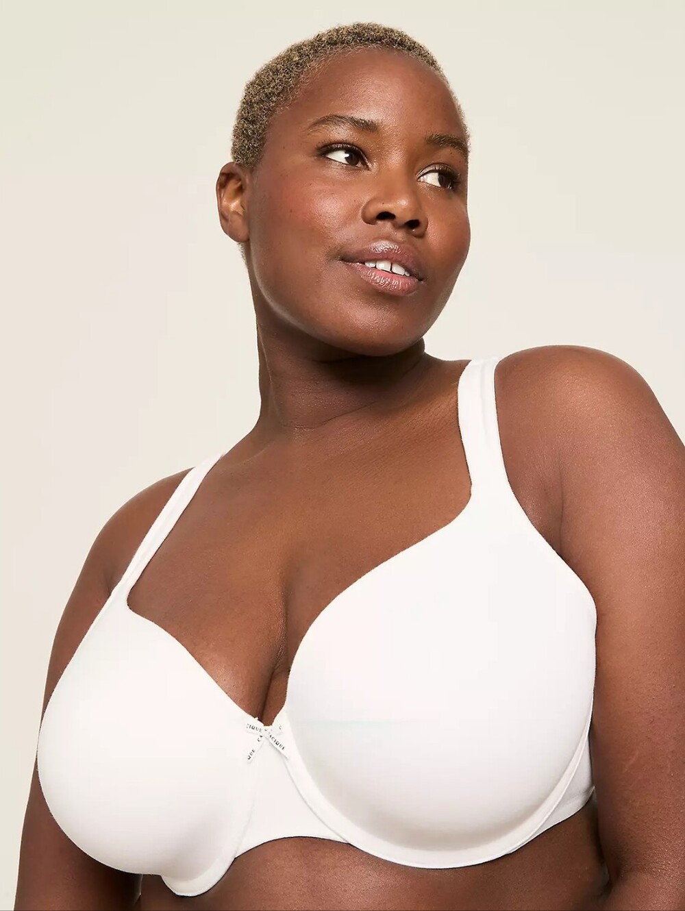 Cacique The Cotton Collection Bra 40DDD White Lightly Lined Full Coverage Wired